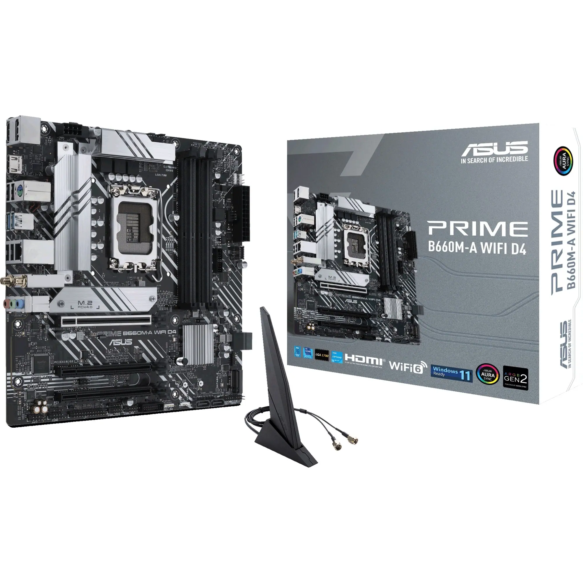 ASUS PRIME B660M-A WIFI D4 Intel B660 LGA 1700 micro ATX