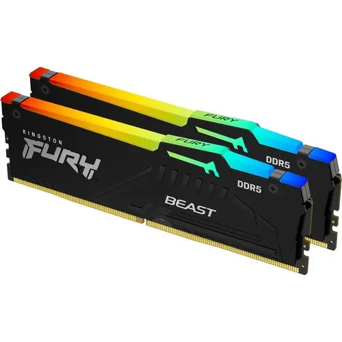 Kingston Technology FURY Beast RGB memoria 16 GB 2 x 8 GB DDR5 5600 MHz