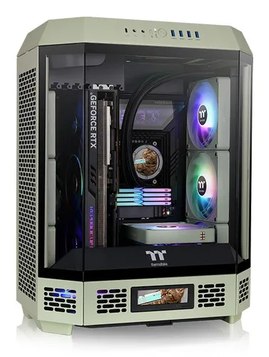 Thermaltake CA-1Z1-00MEWN-00 computer case Midi Tower Verde chiaro