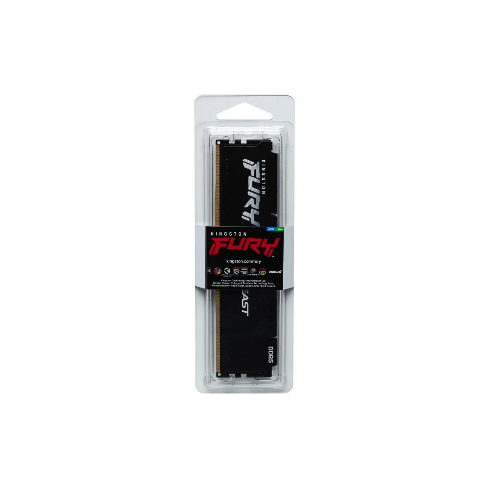 Kingston Technology FURY Beast Black EXPO Memoria Ram DDR5, 32GB, 6000 MHz, CL 36, AMD EXPO, Intel XMP 3.0 Kingston Technology FURY Beast Black EXPO Memoria Ram DDR5, 32GB, 6000 MHz, CL 36, AMD EXPO, Intel XMP 3.0