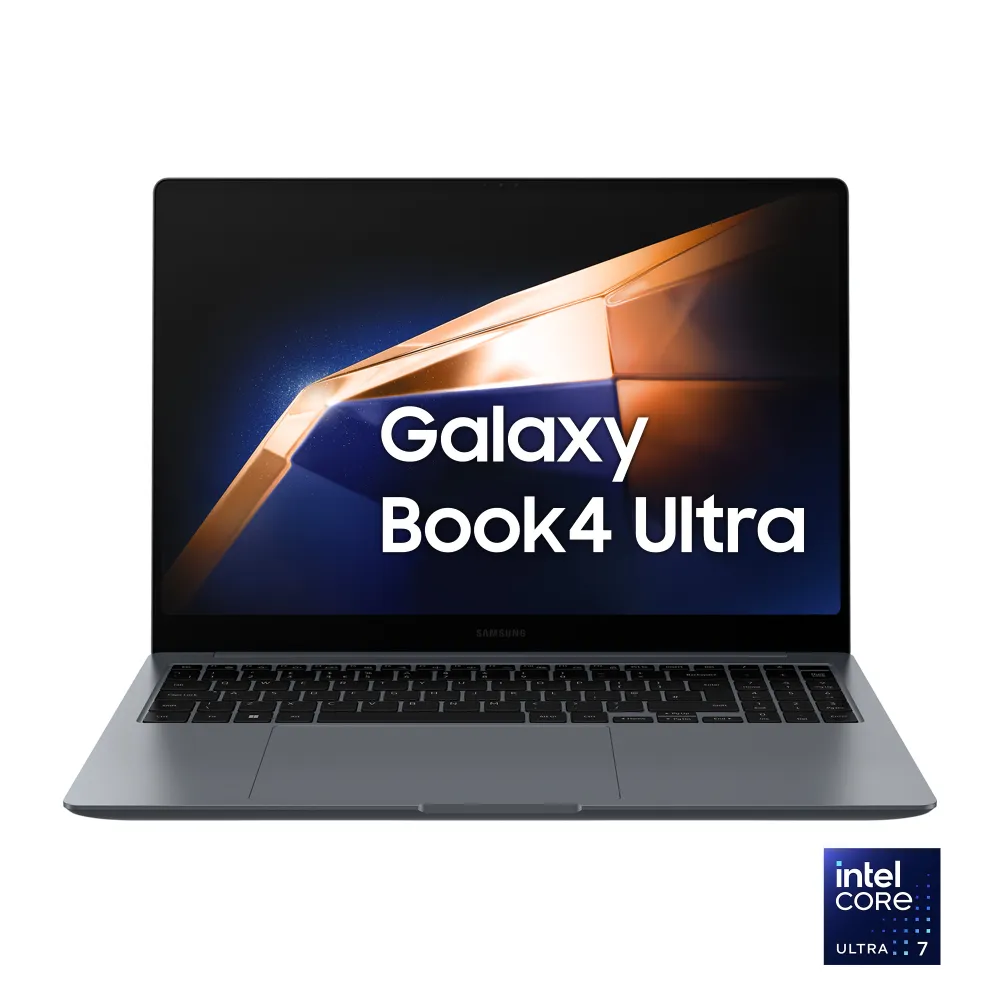 Samsung Galaxy Book4 Ultra Laptop, Intel® Core™ Ultra 7 155H, 16GB RAM, 512GB SSD, 16" Dynamic AMOLED 2X touch, Windows 11 Home, Moonstone Gray