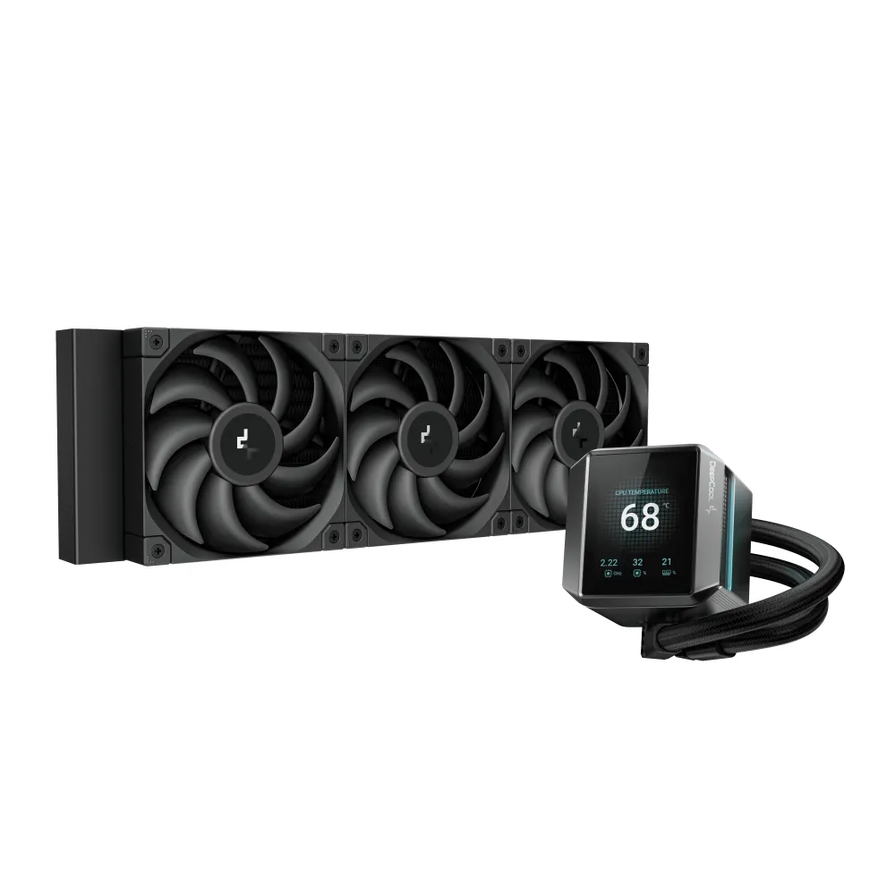 DeepCool MYSTIQUE 360 Dissipatore a Liquido 12 cm Nero 1 pz