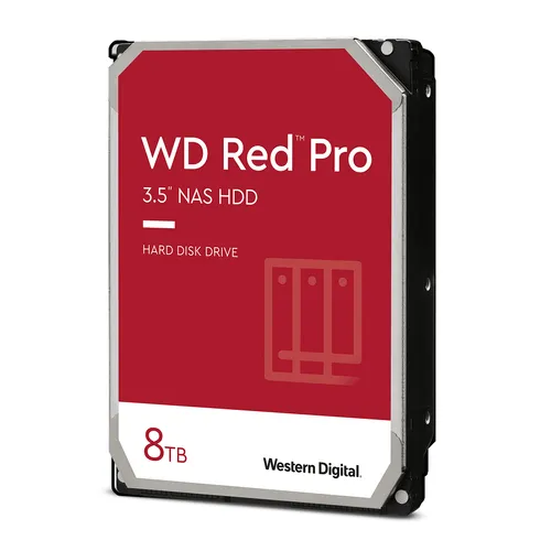 Western Digital Red Pro disco rigido interno 8 TB 7200 Giri/min 256 MB 3.5" SATA