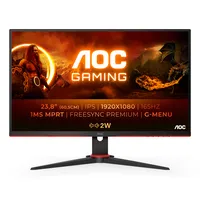 AOC G2 24G2SPAE/BK LED display 60,5 cm (23.8") 1920 x 1080 Pixel Full HD Nero, Rosso