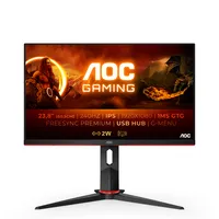 AOC G2 24G2ZU/BK LED display 60,5 cm (23.8\") 1920 x 1080 Pixel Full HD Nero, Rosso