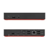 Origin Storage 40AF0135EU replicatore di porte e docking station per laptop USB 3.2 Gen 1 (3.1 Gen 1) Type-A + Type-C Antracite, Rosso