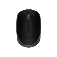 Logitech M171 Mouse Wireless, 2.4 GHz con Mini Ricevitore USB, Rilevamento Ottico, Durata ‎Batteria Fino a 12 Mesi, Mouse Ambidestro per PC/Mac/Laptop, Nero