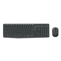 Logitech MK235 Combo Tastiera e Mouse Wireless per Windows, Ricevitore Unifying USB 2,4 GHz Wireless, 15 Tasti FN, Lunga Durata della Batteria, Compatibile con PC, Laptop