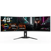 GIGABYTE AORUS Monitor da gioco curvo CO49DQ OLED - 5120x1440 (DQHD), 1800R, 144Hz, 0,03ms, KVM, FreeSync Premium Pro, HDMI 2.1