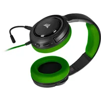 Corsair HS35 Auricolare Cablato A Padiglione Gaming Nero, Verde