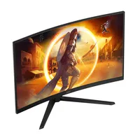 AOC G4 CQ32G4VE Monitor PC 81,3 cm (32") 2560 x 1440 Pixel Quad HD LCD Nero, Grigio