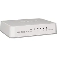 NETGEAR GS205 Non gestito Gigabit Ethernet (10/100/1000) Bianco