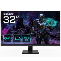 GIGABYTE GS32Q 31.5\" Monitor da Gioco QHD - 2560 x 1440, 165Hz, 1ms, 300 cd/m², FreeSync Premium, HDR Ready, HDMI 2.0, Displayport 1.4