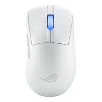 ASUS ROG Keris II Ace Wireless AimPoint White mouse Gaming Mano destra RF Wireless + Bluetooth + USB Type-A Ottico 42000 DPI