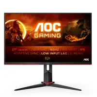 AOC Q27G2S/EU Monitor PC 68,6 cm (27\") 2560 x 1440 Pixel Quad HD LED Nero, Rosso