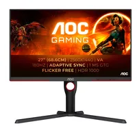 AOC G3 Q27G3XMN/BK Monitor PC 68,6 cm (27\") 2560 x 1440 Pixel 2K Ultra HD LED Nero