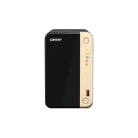 QNAP TS-264 NAS Tower Intel® Celeron® N5095 8 GB QNAP QTS Nero, Oro