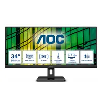 AOC U34E2M Monitor PC 86,4 cm (34\") 3440 x 1440 Pixel Wide Quad HD Nero