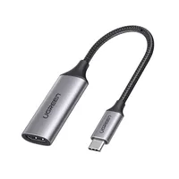 Ugreen 70444 cavo e adattatore video HDMI tipo A (Standard) USB tipo-C Alluminio, Nero