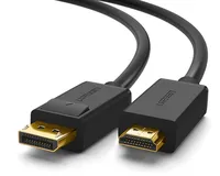 Ugreen 10239 cavo e adattatore video 1,5 m DisplayPort HDMI Nero