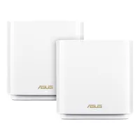 ASUS ZenWiFi AX XT8 (W-2-PK) router wireless Gigabit Ethernet Banda tripla (2.4 GHz/5 GHz/5 GHz) Bianco